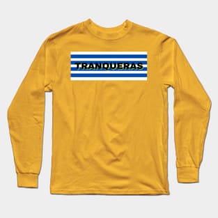 Tranqueras City in Uruguay Flag Stripes Long Sleeve T-Shirt